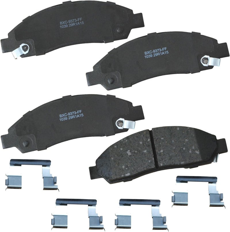 Bendix Premium SBC1039 Ceramic Front Brake Pads for Chevrolet Colorado 2008-2004, GMC Canyon 2008-2004, Isuzu i-280 2006, i-290 2008-2007, i-350 2006, i-370 2008-2007 - Image 1